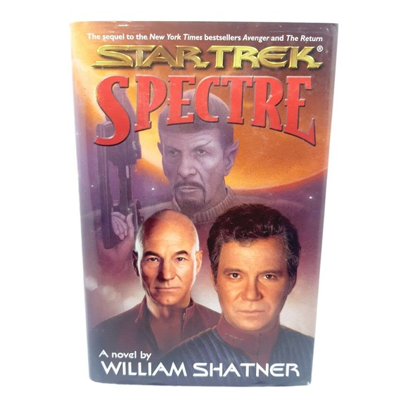 True First Edition Star Trek William Shatner Trilogy Books Return Spectre Avenge - Picture 9 of 12